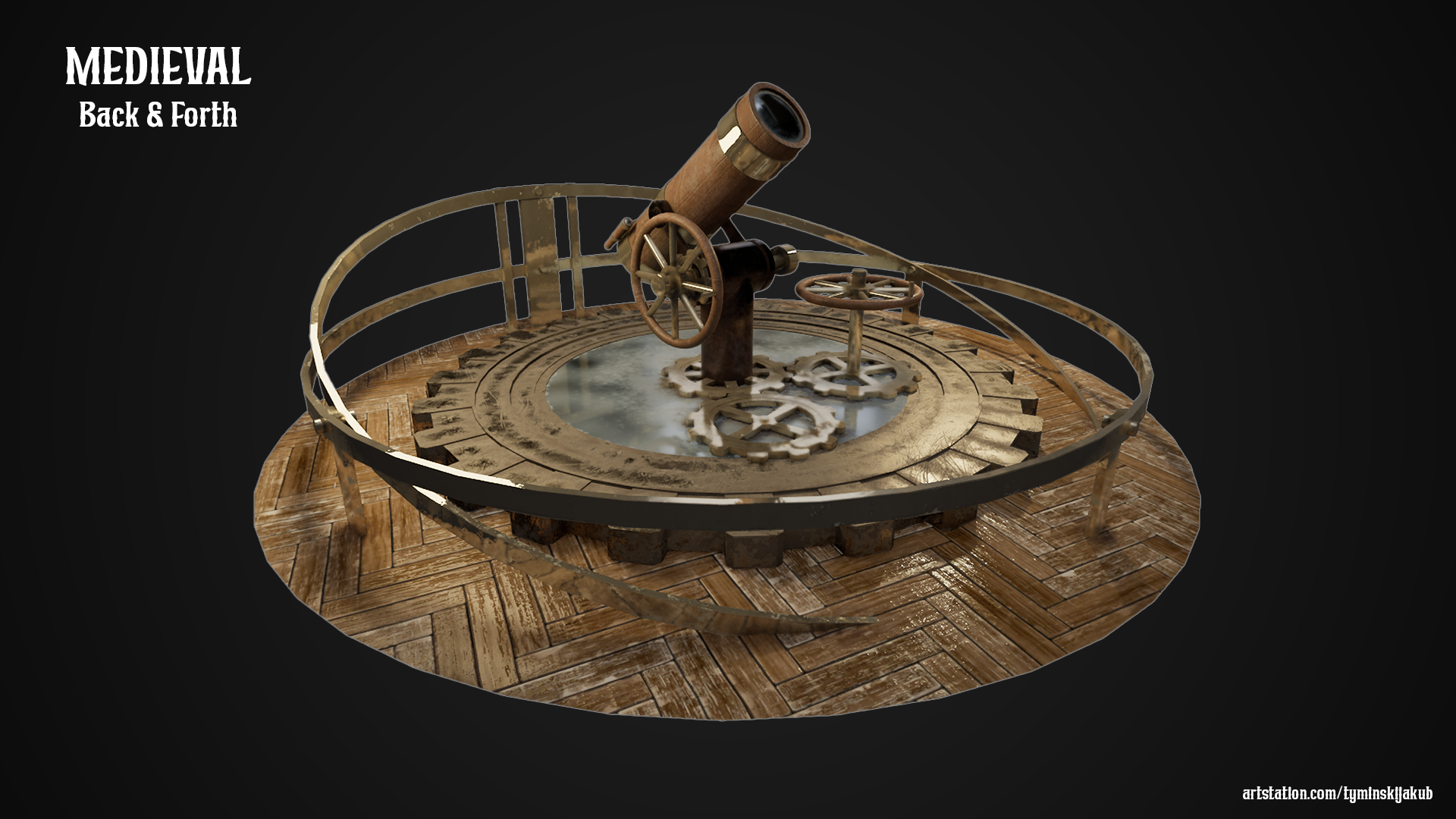 Medieval Telescope Beauty Shot